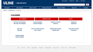 Cleaning Supplies and Products, Cleaning Chemicals, Detergents ... - ULINE - cleaning products supplier
