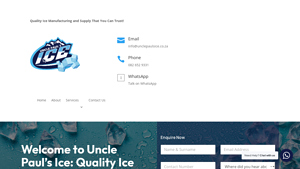 Uncle Paul's Ice | Quality Ice Manufacturing and Supply - ice supplier