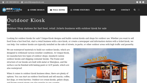 Outdoor Kiosks | Portable Food Kiosk, Retail Stands & Booth For Sale - food stall supplier