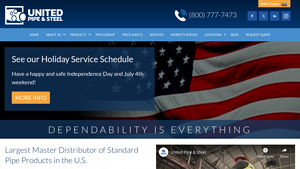 Home | United Pipe & Steel - united suppliers