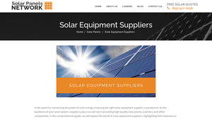 Solar Equipment Suppliers - Solar Panels Network USA - solar equipment supplier