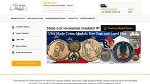 USA Made Medals - Custom Award Medals | Academic - Athletic - medal supplier
