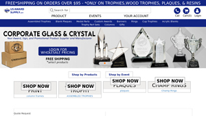 Wholesale Supplies for Trophies and Awards - US Awards Supply - trophy supplier