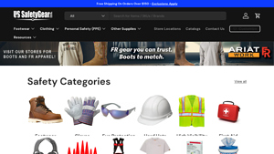 US SafetyGear, Inc. - Safety Supplies, Boots & Custom Gear - safety supplier