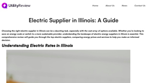 Electric Supplier in Illinois: A Guide - Utility Review - cheapest energy supplier in illinois