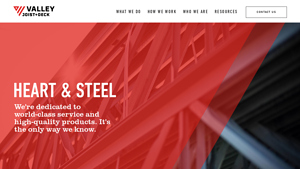 Valley Joist + Deck | Home | Heart + Steel - deck supplier