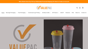 Home | Valuepac - Buy Premium Quality Packaging Meterials - paper cup supplier