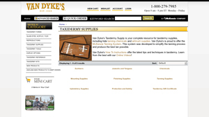 Taxidermy Supplies - Van Dyke's Taxidermy - taxidermy supplier