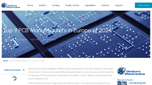 The 2024 List of Top 9 PCB Manufacturers in Europe - pcb supplier