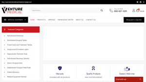 Venture Medical - New, Used and Refurbished Medical Equipment - used medical equipment supplier