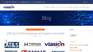 Top 15 PCB Manufacturers and Suppliers in 2025 | Viasion - pcb supplier