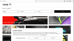The VViViD Shop - The Vinyl Wrap Store, Open to the public! - car wrap supplier