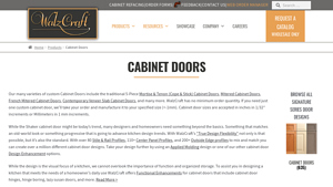 Cabinet Doors | Custom Made with Unlimited Options | WalzCraft - cabinet door supplier