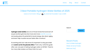 3 Best Portable Hydrogen Water Bottles of 2025 - hydrogen water bottle suppliers