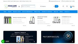 Get Aqua Care RO Water Purifier Water Filter Dubai - Sharjah Ajman UAE - water filtration supplier