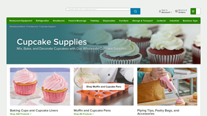 Cupcake Supplies: Decorating, Baking, & Displays - WebstaurantStore - cupcake liners supplier