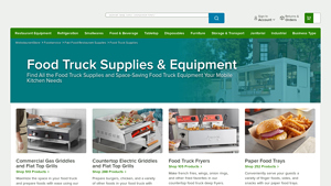 Food Truck Equipment: Shop Appliances, Accessories, & More - food cart supplier