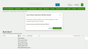 Bulk Beef: Wholesale at WebstaurantStore - beef supplier