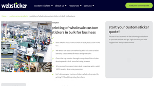 Custom Stickers in Bulk - Printing & Design Experts - sticker supplier