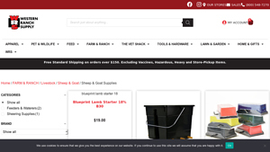 Sheep & Goat Supplies - Western Ranch Supply - goat supplier