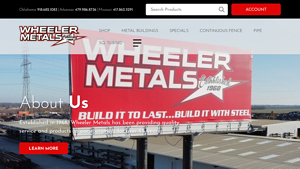 Home | Wheeler Metals - steel suppliers el reno ok
