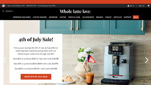 Whole Latte Love - Espresso Machines, Coffee Makers & Coffee - coffee supplier