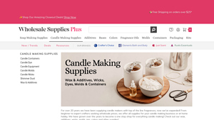 Candle Making - Wholesale Supplies Plus - candle wholesale supplier