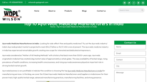 Top 10 Ayurvedic Medicine Manufacturers in India - Wilson Drugs - ayurvedic medicine supplier
