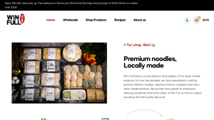 Vancouver's Premium Noodle Maker - Win Full Foods Ltd. - ramen supplier