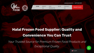 Premium Selection of Halal Frozen Foods - Wira Food - frozen food supplier