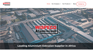 WISPECO Aluminium | Aluminium Extruder Southern Africa | Manufacture of ... - aluminium metal suppliers