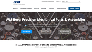 WM Berg: Precision Mechanical Components for Industrial Machinery - machine parts suppliers