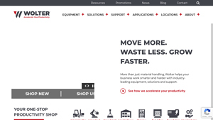 Accelerate Your Productivity | Wolter Inc - material handling supplier