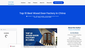 Top 10 Best Wood Door Factory In China - wozo.com - china wooden door supplier