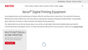 Printing Equipment & Commercial Printing Machines - Xerox - printing equipment supplier