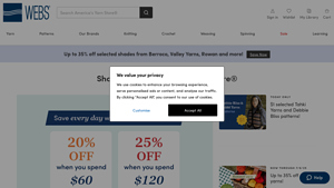 WEBS - America's Yarn Store | Knitting, Crochet, Weaving & Spinning ... - yarn suppliers