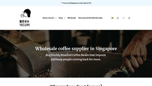 Wholesale Coffee Supplier in Singapore - Yasumicoffee - coffee supplier