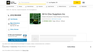 All In One Suppliers Inc - New York, NY 10001 - The Real Yellow Pages - all in one suppliers