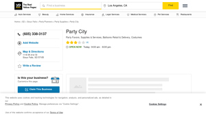 Party City - Sioux Falls, SD 57105 - The Real Yellow Pages - party city supplier