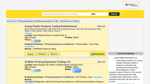 Printing Equipment UAE | Printing Material Suppliers UAE - YellowPages-UAE - printing equipment supplier