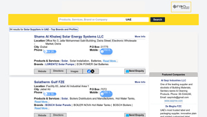 Solar Suppliers, Dealers and Distributors in UAE - YellowPages-UAE - solar energy equipment supplier