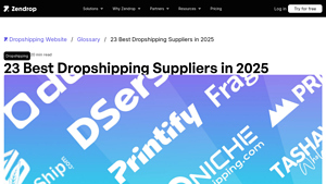 23 Best Dropshipping Suppliers in 2025 - Zendrop - dropshipping supplier