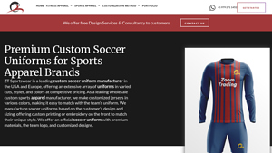 Custom Soccer Uniforms Manufacturers - ZT Sportswear - best soccer jersey supplier