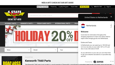 Shop Kenworth T660 Parts - 4 State Trucks