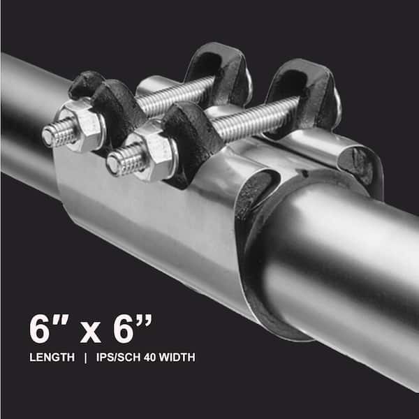 Illustrative example of 6 inch pipe clamp from Google Search