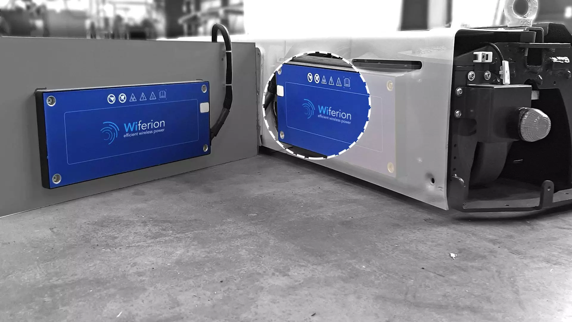 Illustrative example of agv battery charger from Google Search