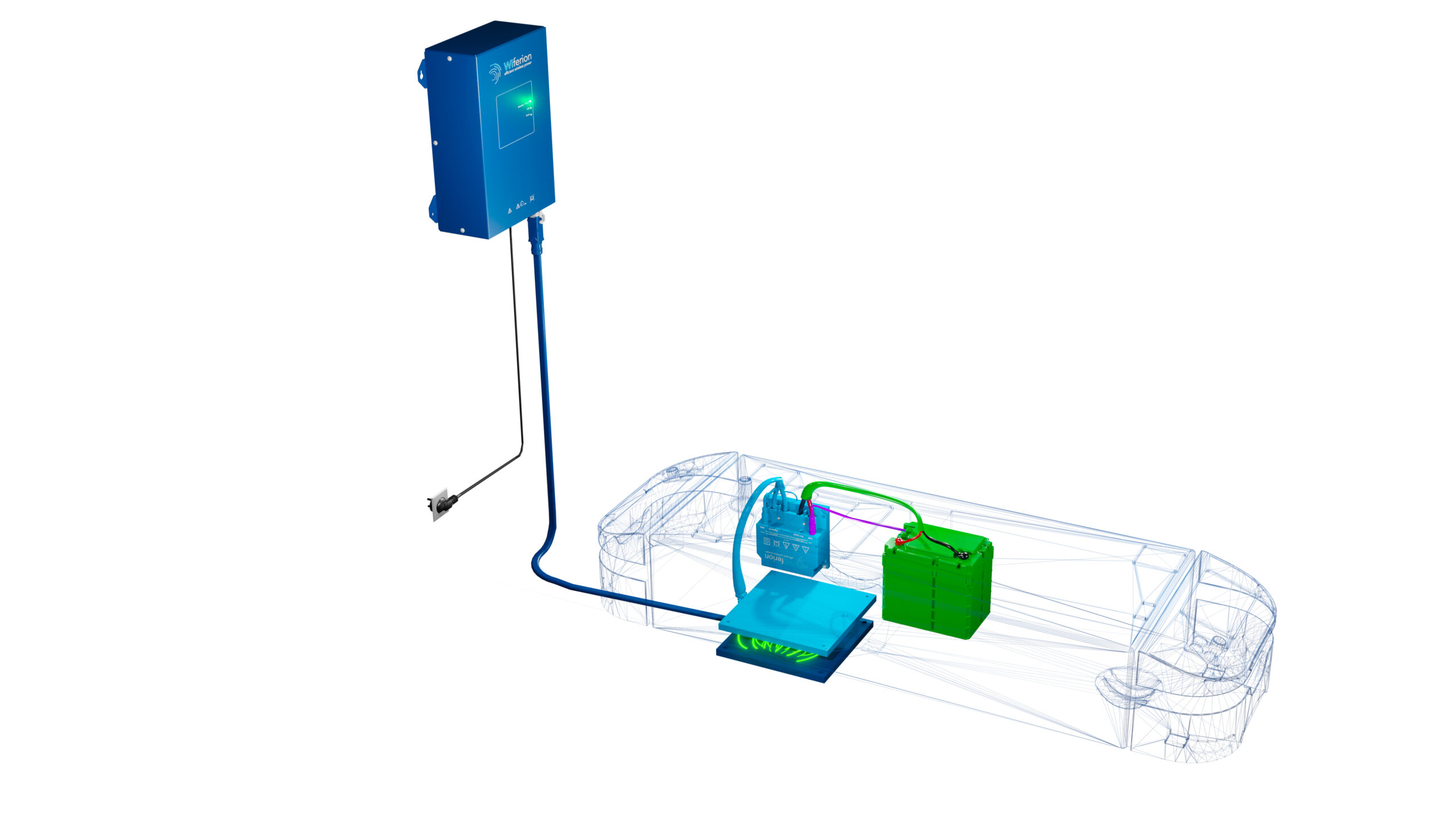 Illustrative example of agv battery charger from Google Search