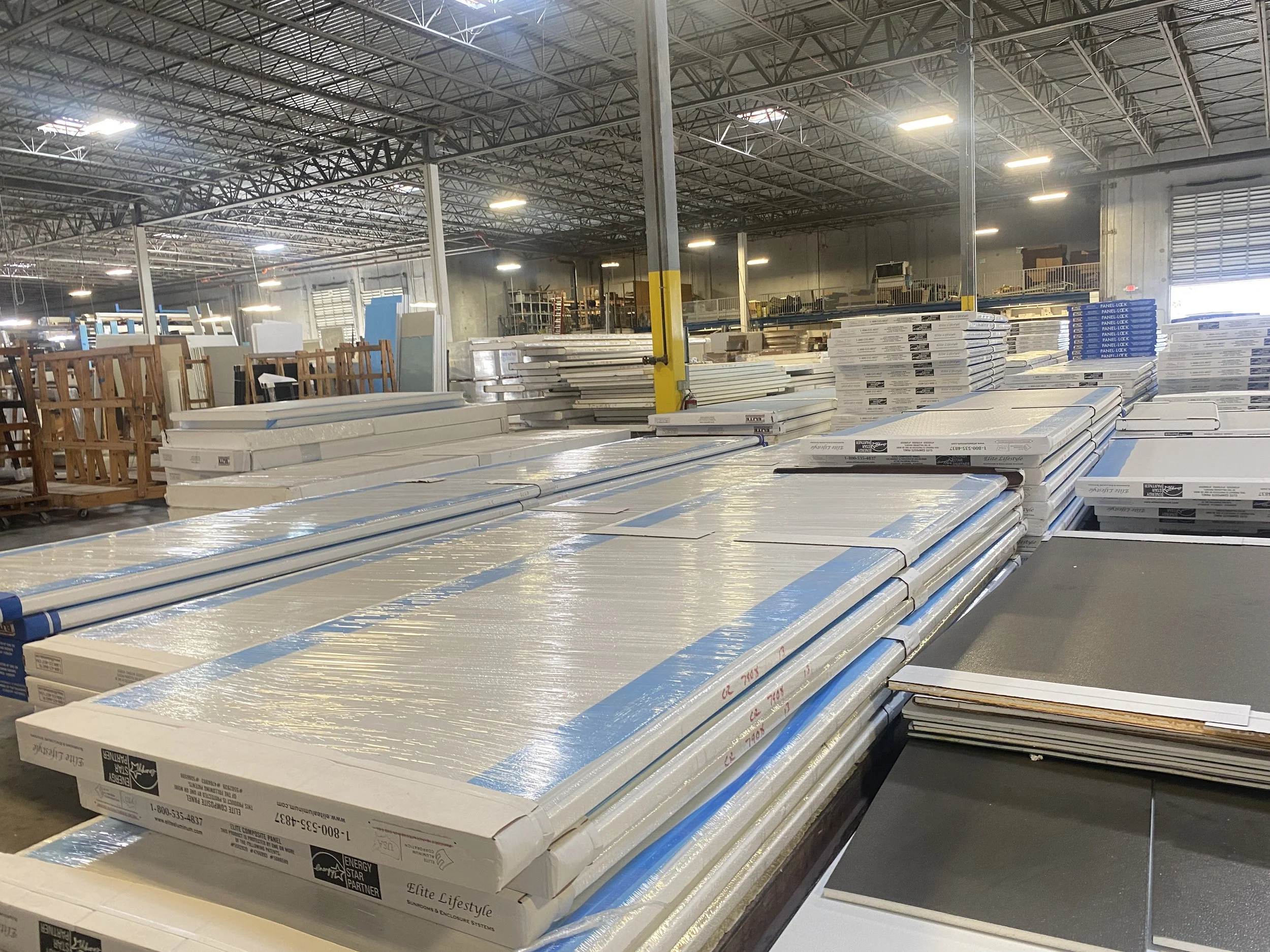 aluminium composite panel roof industrial application