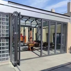 Illustrative example of aluminium concertina doors from Google Search