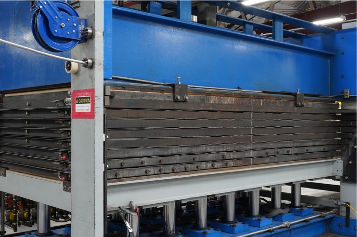 aluminum sandwich panel equipment